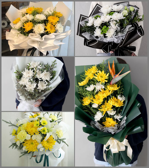 山东莱芜莱城区张家洼街道管家河村白事花束代送